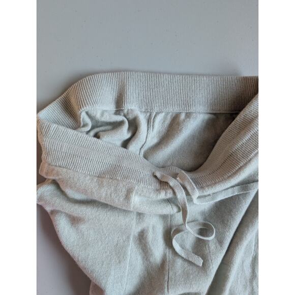 New White + Warren 100% Cashmere Zip Jacket Wide leg Pants Set Sz M Mint 9A602 - Picture 13 of 13